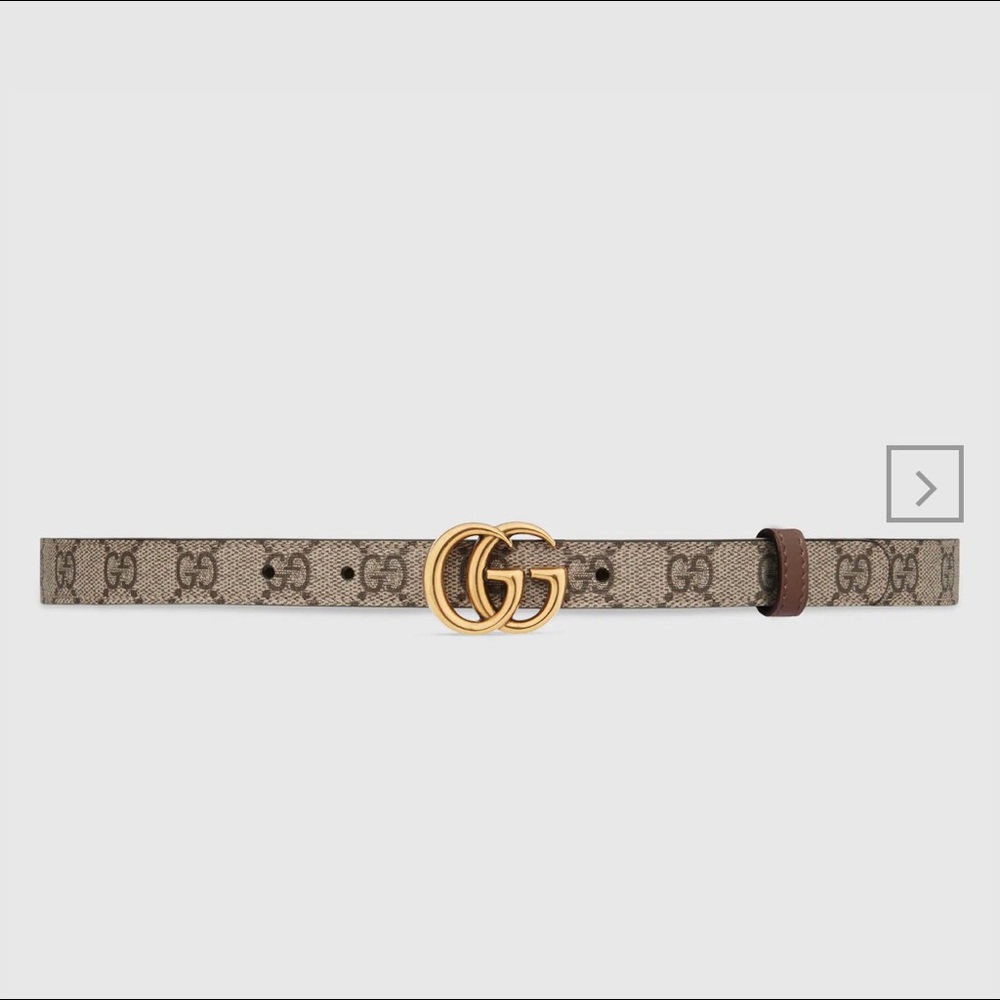 Gucci Marmont thin reversible belt